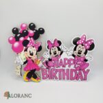 pap.zápich na tortu Happy Birthday + mag.Minnie sada  02