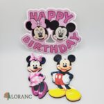 pap.zápich na tortu Happy Birthday + mag.Minnie a Mickey sada 03