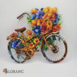 pl. dekorácia – Bicykel + kvety