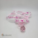 Akrylový cumlík - náhrdelník /ružová/