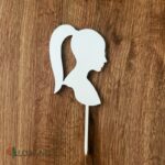 Zápich na tortu – Silueta žena 03