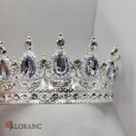 Dekorácia na tortu – Princeznovská korunka /strieborná/05 – Obrázok 2