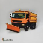 Posýpacie vozidlo s pluhom - posýpač