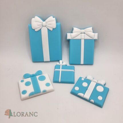 Dekorácia - Balíčky /modrá/