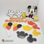 Pap. dekorácia na tortu Happy Birthday Mickey Mouse 04 – Obrázok 2