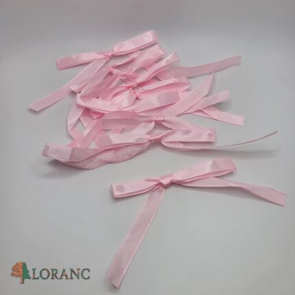 dekorácia na tortu – mašľa/stužka /ružová/30 ks/