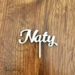 Mini zápich na tortu - meno Naty