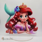 Akrylová stojaca dekorácia - Ariel morská panna