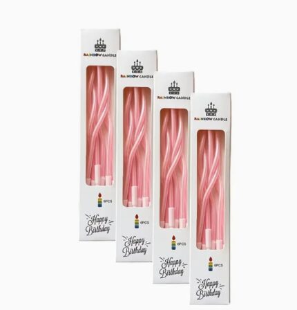 Tortové sviečky /08/ružová/