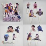 Pap.zápich na tortu Happy Birthday - Huntrix/ K-POP