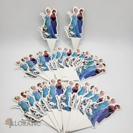 Zápich do cupcakes – Frozen 04