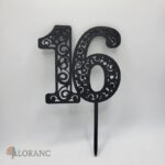 Zápich číslo 16 /ornament/čierna/