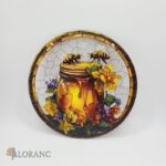 pl. dekorácia – Včela + pohár s medom 01