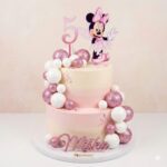 zápich na tortu/sada Minnie /meno+číslo+magnetka+guličky/ – Obrázok 2