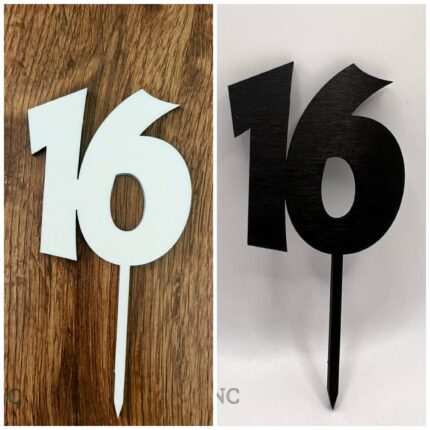 zápich na tortu - číslo 16 /fun/