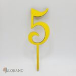 číslo 5 FRENCH /žltá/