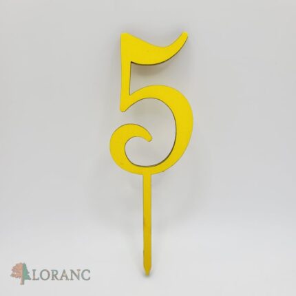 číslo 5 FRENCH /žltá/