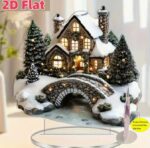 Akrylová stojaca dekorácia - Vianoce/Zima 02 – Obrázok 2