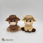 Dekorácia – Guličky SADA 167 /hnedá,béžová/krava/ – Obrázok 2