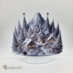 Akrylová stojaca dekorácia – Vianoce/Zima 03