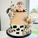 Dekorácia – Guličky SADA 170 /béžová/krava/