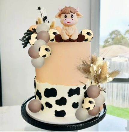 Dekorácia – Guličky SADA 170 /béžová/krava/