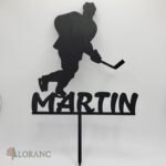 Zápich na tortu/hokejista + meno /čierny/