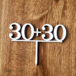 zápich na tortu 30+30