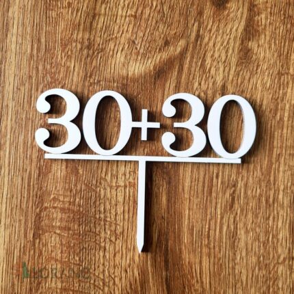 zápich na tortu 30+30