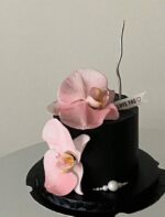 Dekorácia na tortu - Kvety - orchidea ružová 10 – Obrázok 2