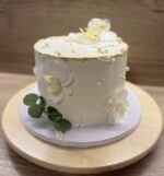 Dekorácia na tortu -Kvety - orchidea biela 09 – Obrázok 2