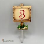 zápich na tortu - Máša a medveď - Tabuľka + číslo – Obrázok 5