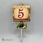 zápich na tortu - Máša a medveď - Tabuľka + číslo – Obrázok 7