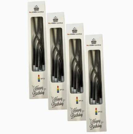 Tortové sviečky /08/čierna/