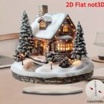 Akrylová stojaca dekorácia - Vianoce/Zima 01 – Obrázok 2