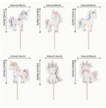 Zápich do cupcakes – Jednorožec 05 – Obrázok 3