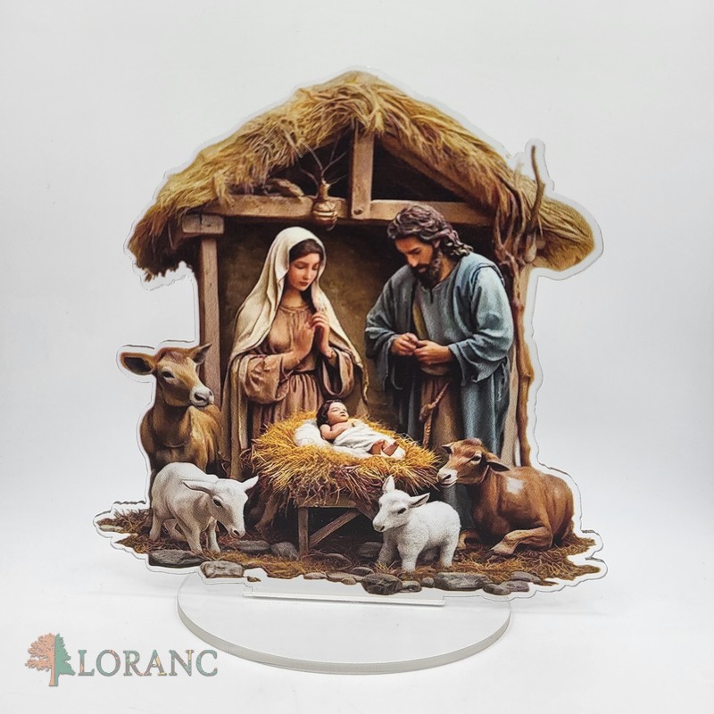 20251202_134831 Akrylová stojaca dekorácia – Vianoce - Betlehem 01 – Obrázok 1