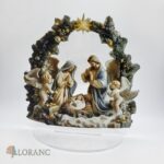 Akrylová stojaca dekorácia – Vianoce - Betlehem 02