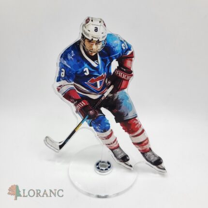 Akrylová stojaca dekorácia – Hokejista