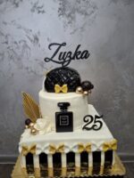dekorácia na tortu - Sada- Chanel – Obrázok 2