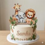 Dekorácia - Safari /slon/žirafa/lev/ – Obrázok 2