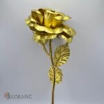Dekorácia na tortu – kvety - ruža zlatá 14 – Obrázok 2