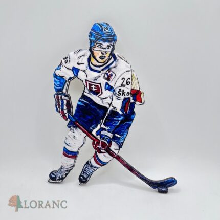 zápich na tortu/magnetka Hokejista 03