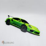 dekorácia na tortu - magnetka - auto - Porsche 03 – Obrázok 2