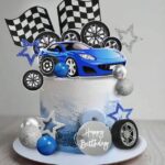 Dekorácia – Guličky + auto,pneumatiky,vlajka...../sada 178