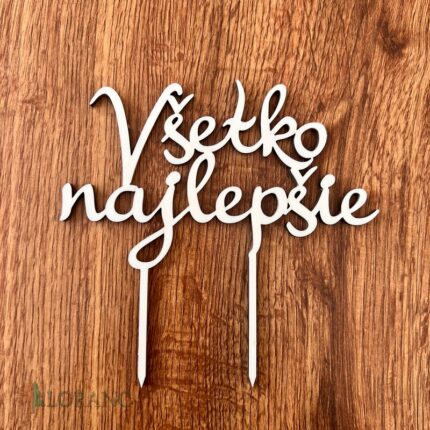 zápich na tortu - Všetko najlepšie /15/