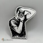 dekorácia na tortu/magnetka - fotograf + fotoaparát