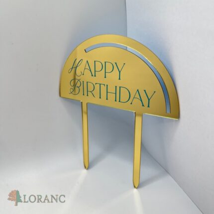 pl.zápich na tortu – Happy Birthday /Zlatá 20/