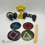 dekorácia na tortu - Game On - konzola SADA – Obrázok 2