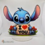 Akrylová stojaca dekorácia – Stitch 08